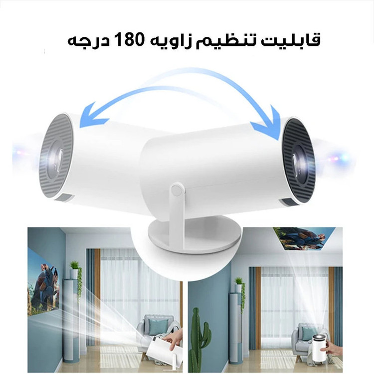 پروژکتور HY-300 در حال پخش فیلم