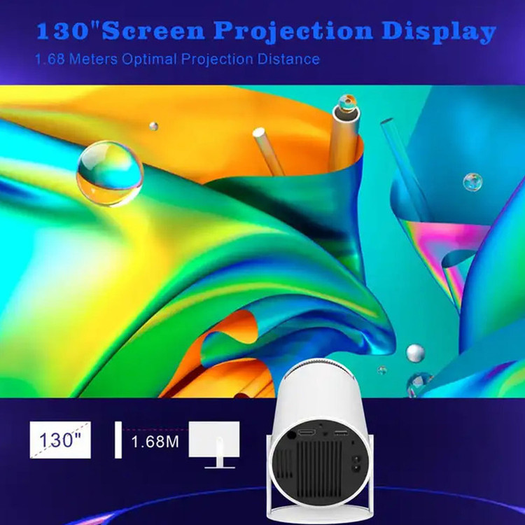 نمای جلویی پروژکتور HY-300 Android