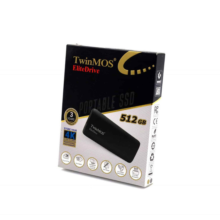 اساسدی اکسترنال تویین موس مدل EliteDrive ظرفیت ۵۱۲ گیگابایت – سرعت بالا و طراحی مقاوم